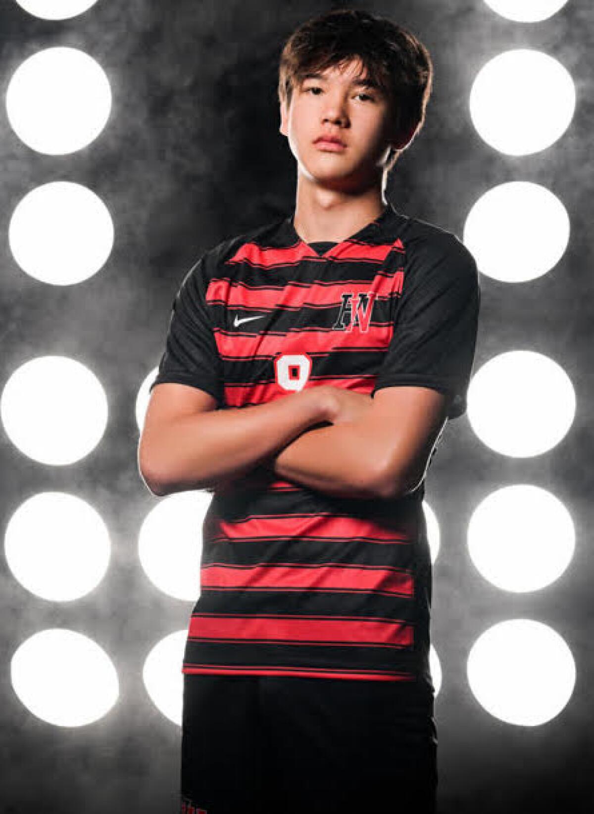 Sophomore soccer standout Theo Ottosson of Harvard-Westlake.