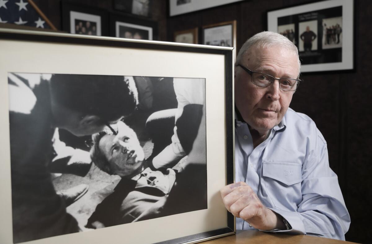 Boris Yaro, who was a Los Angeles Times photographer, was at the Ambassador Hotel in Los Angeles the night Robert F. Kennedy was shot.