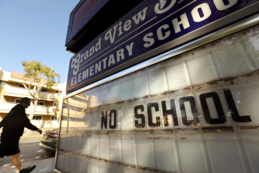 Fall School Closures May Make You Eligible For Unemployment Los Angeles Times