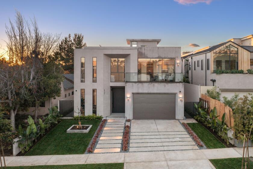 This newly built box home near West Hollywood was recently listed for sale at $4.75 million.