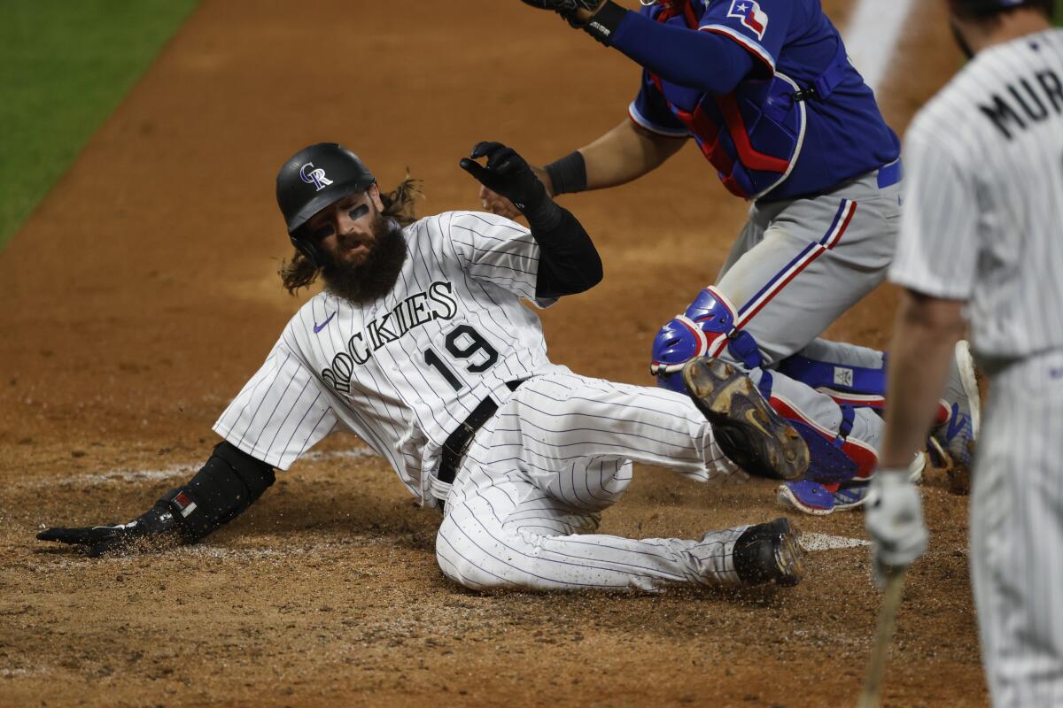 Charlie Blackmon Steals The Show As Rockies Do A Little Team Building - CBS  Colorado