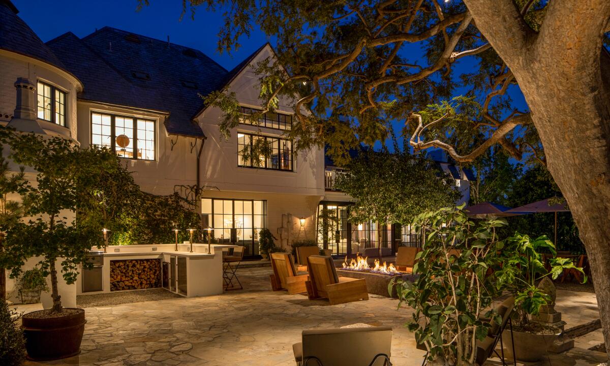 The home in Beverly Hills counts “Will & Grace” creator Max Mutchnick and tennis star Pete Sampras among its former owners.