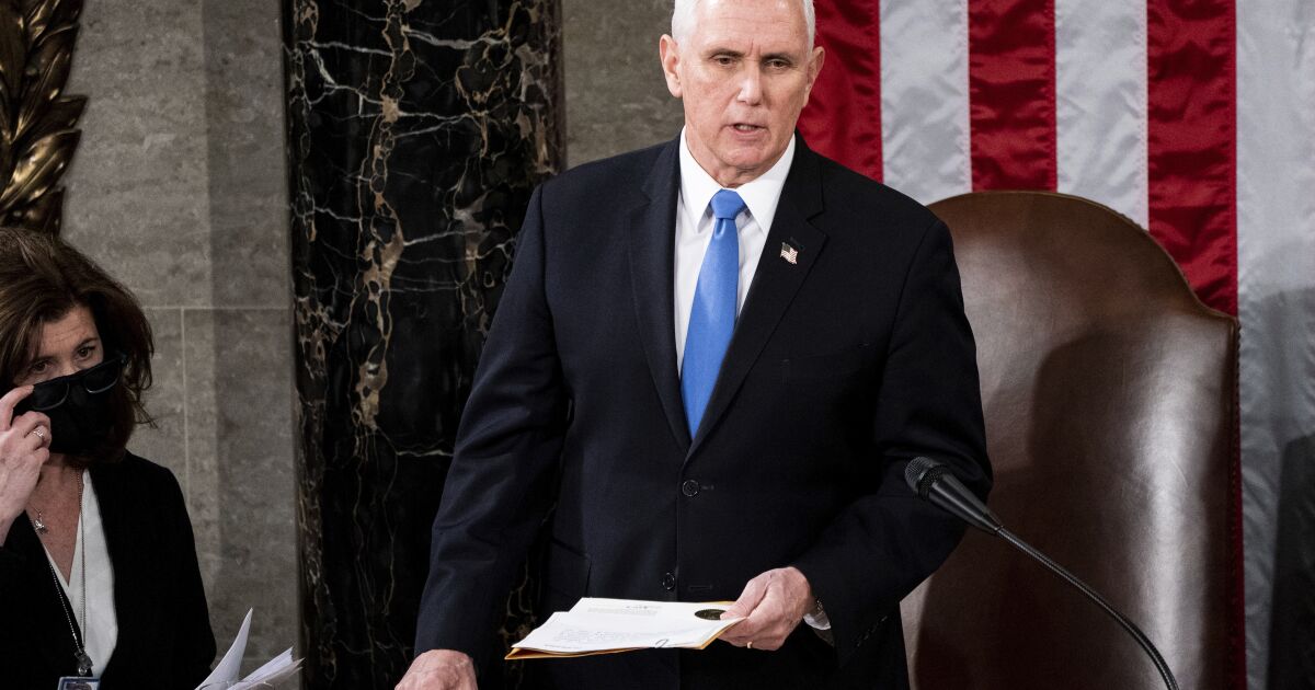 Column: How Mike Pence’s flawed argument against a subpoena just might get him what he wants