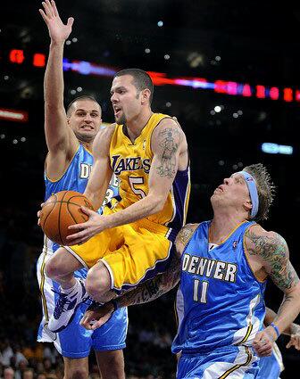 Jordan Farmar, Linas Kleiza, Chris Andersen