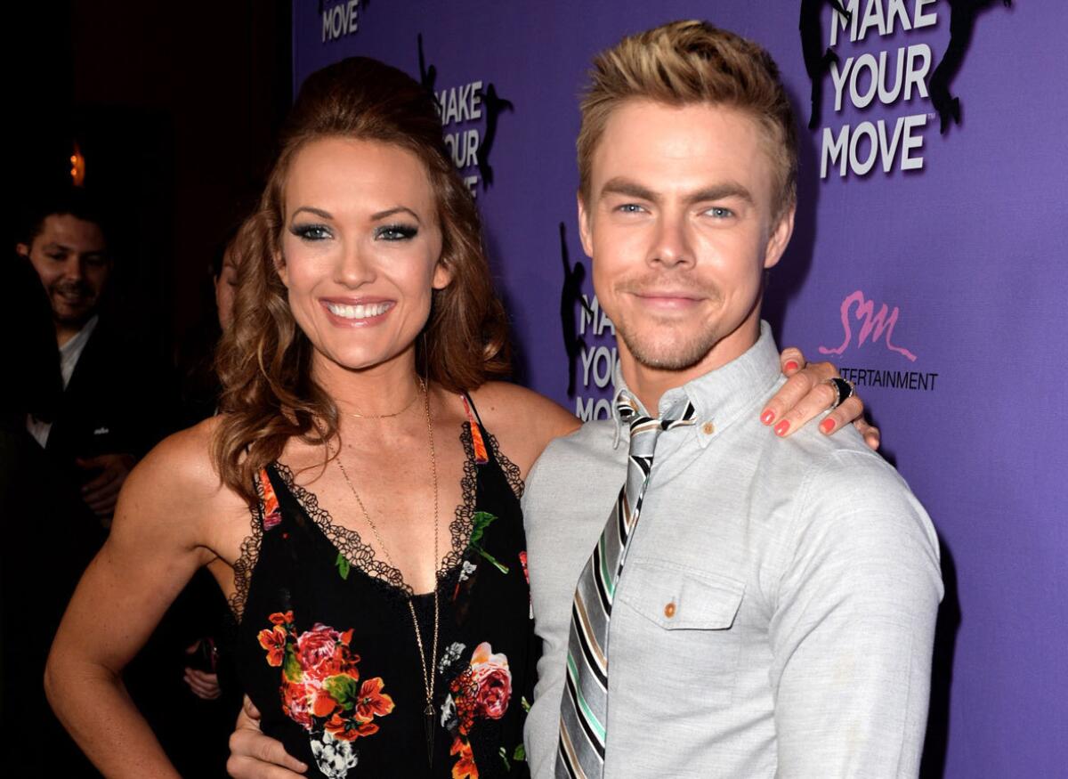 Amy Purdy with her pro partner, Derek Hough.
