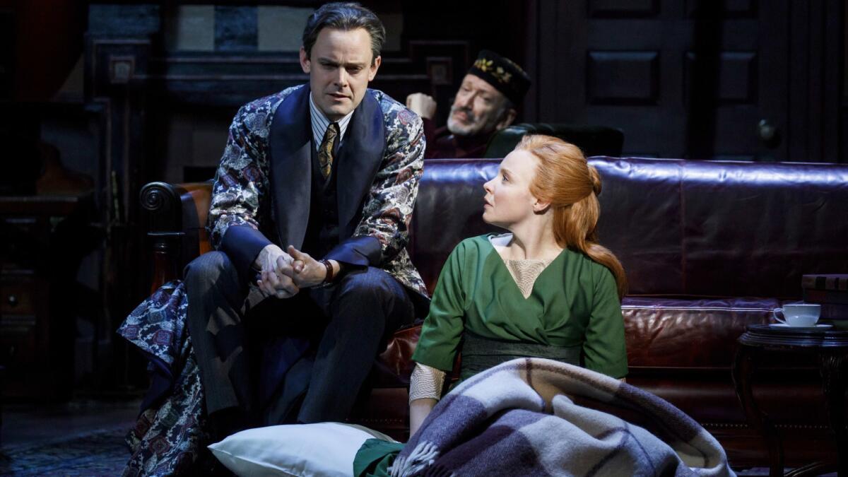 Lauren Ambrose stars with Harry Hadden-Paton (and Allan Corduner in the background) in "My Fair Lady."