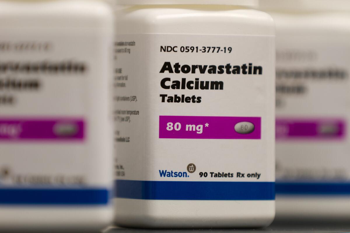 A generic form of the statin Lipitor. New recommendations say about 70 million Americans should be taking such drugs, nearly double the current number.
