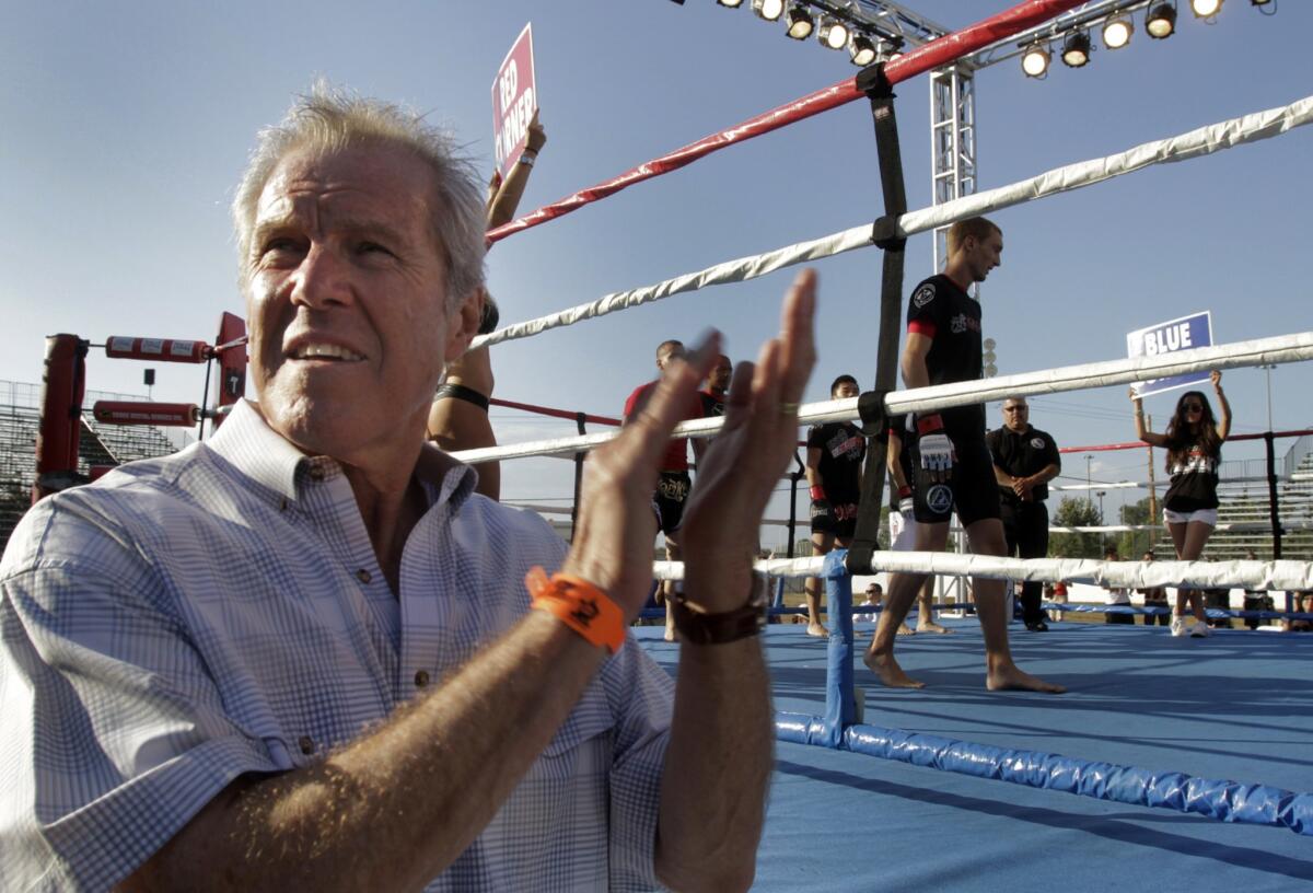 Longtime boxing and mixed martial arts promoter Roy Englebrecht has staged bouts in Orange County for years.