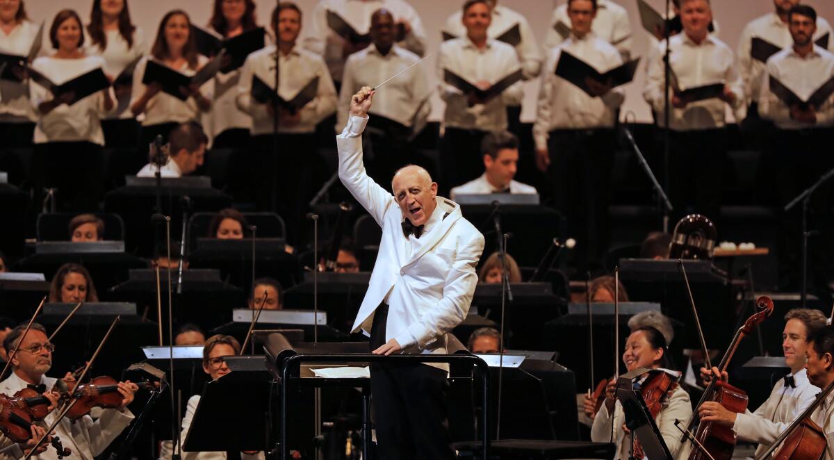 Bramwell Tovey at the Hollywood Bowl