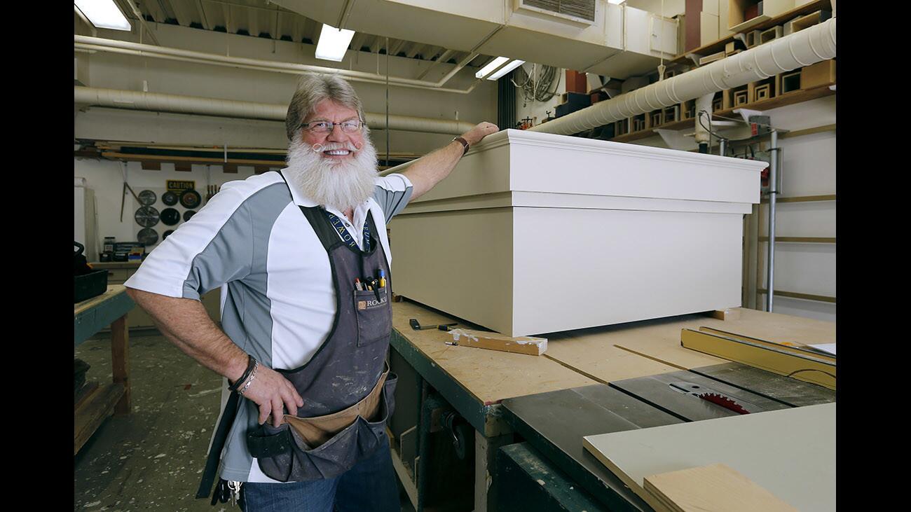 Photo Gallery: Carpentry is just another job for Bowers' Museum real life Santa Claus