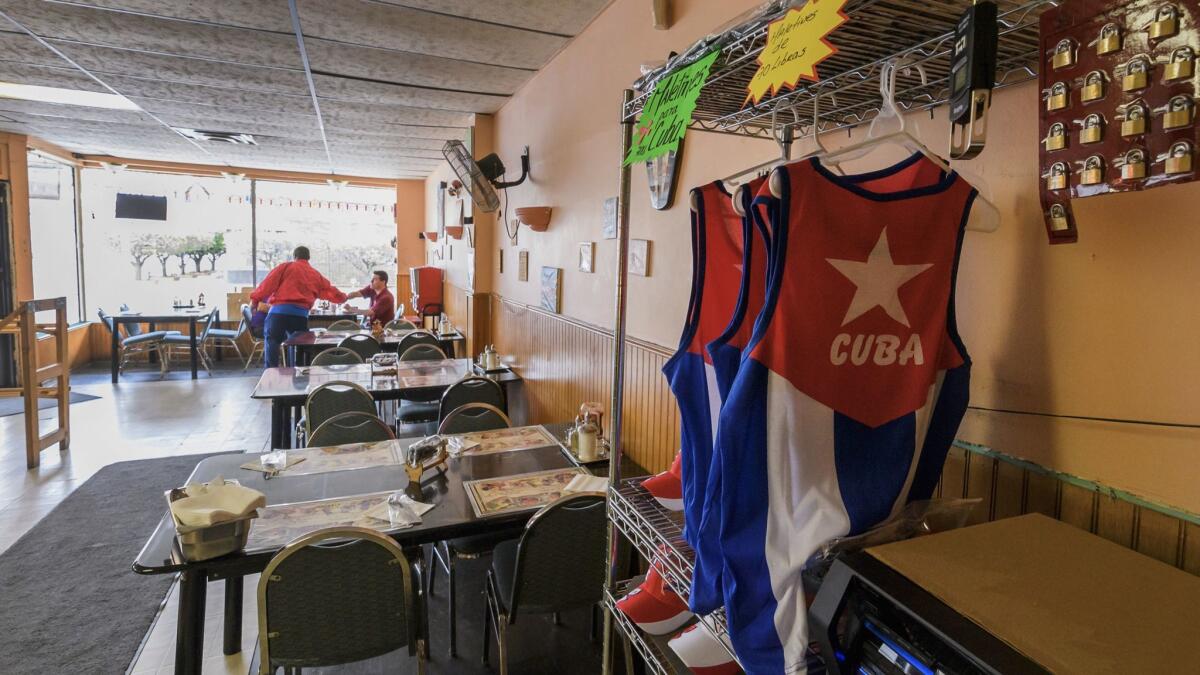 Inside the Cuban-themed El Marinero Restaurant in Grand Island.