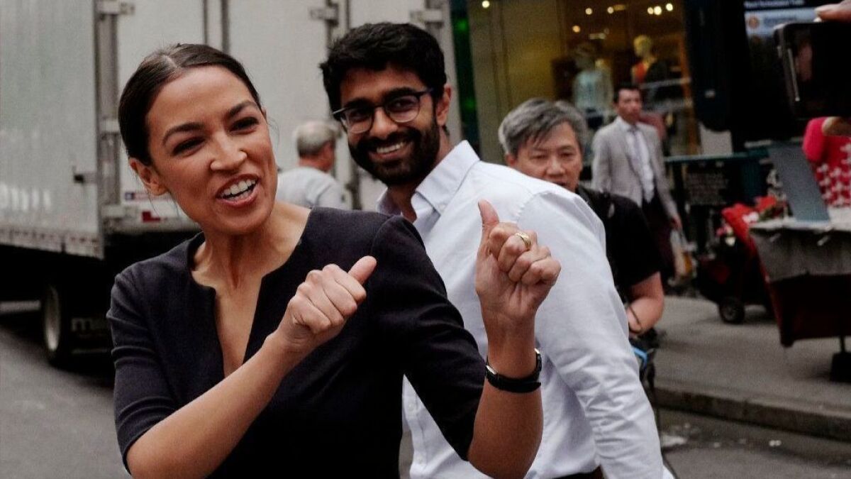 Alexandria Ocasio-Cortez defeated a powerful incumbent in a Democratic congressional primary in New York with a campaign fueled, in part, by a viral video.