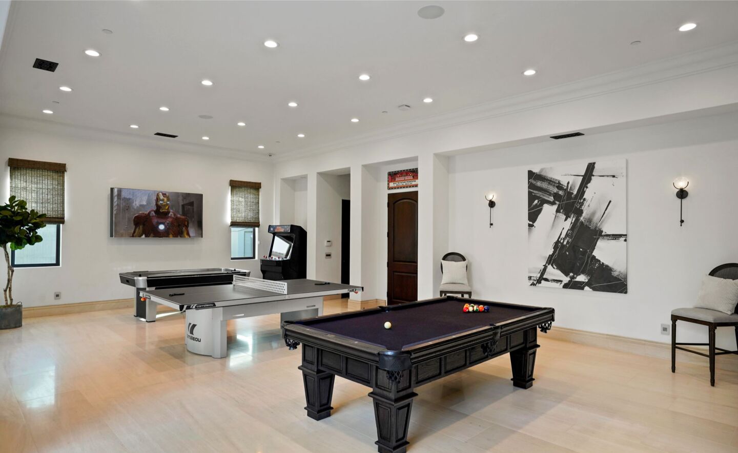 The game room.