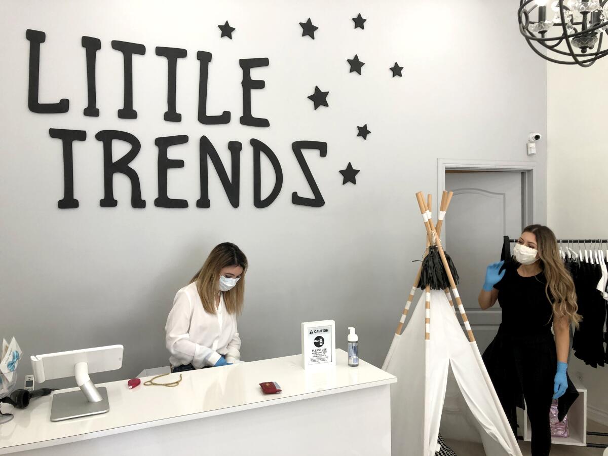 Little Trendz children's clothing store