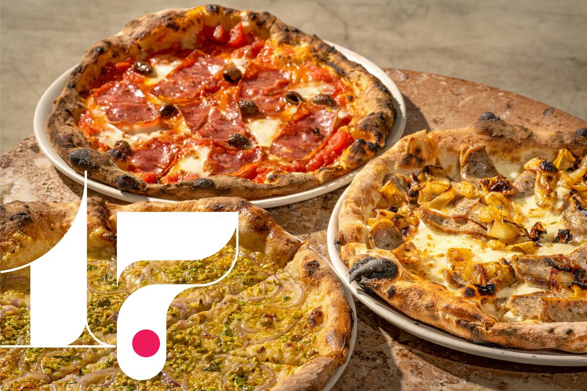 #17: Three pizzas from Pizzeria Bianco