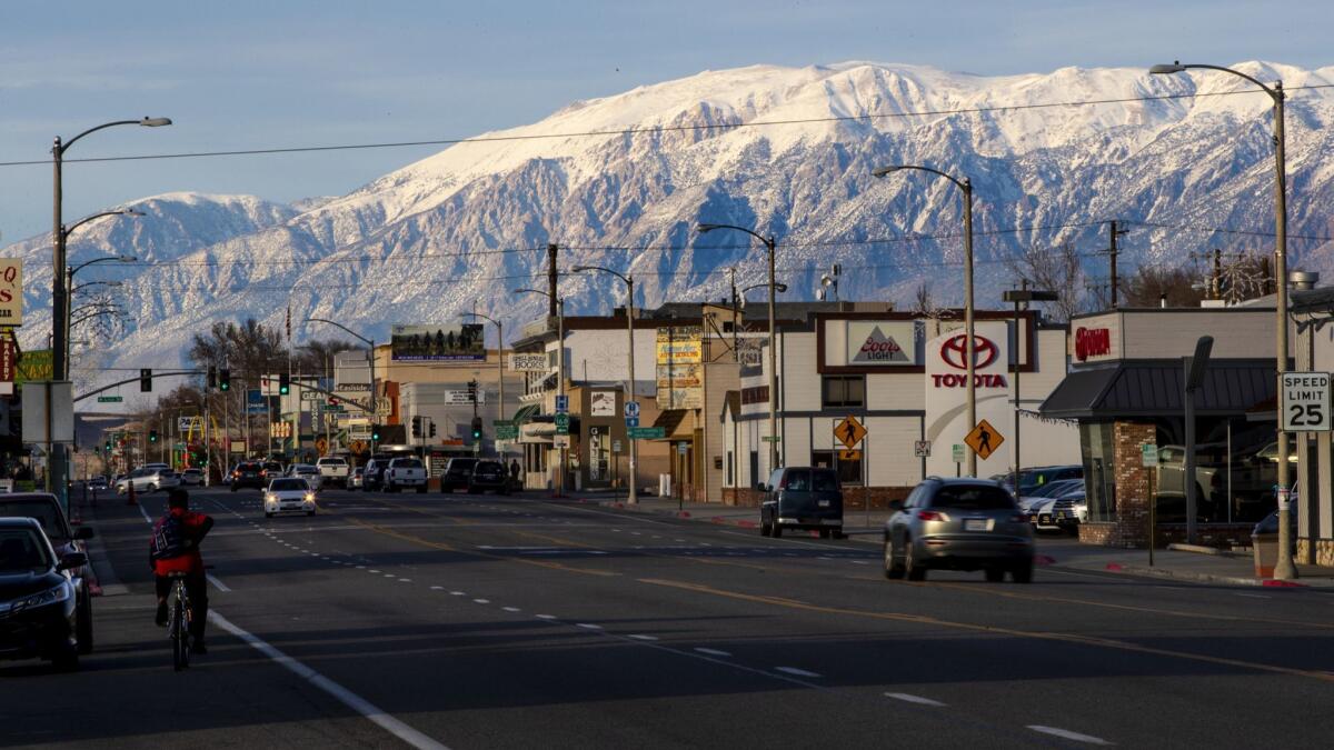 Bishop business owners along this picturesque stretch of Highway 395 may soon get to purchase the land underneath their businesses.