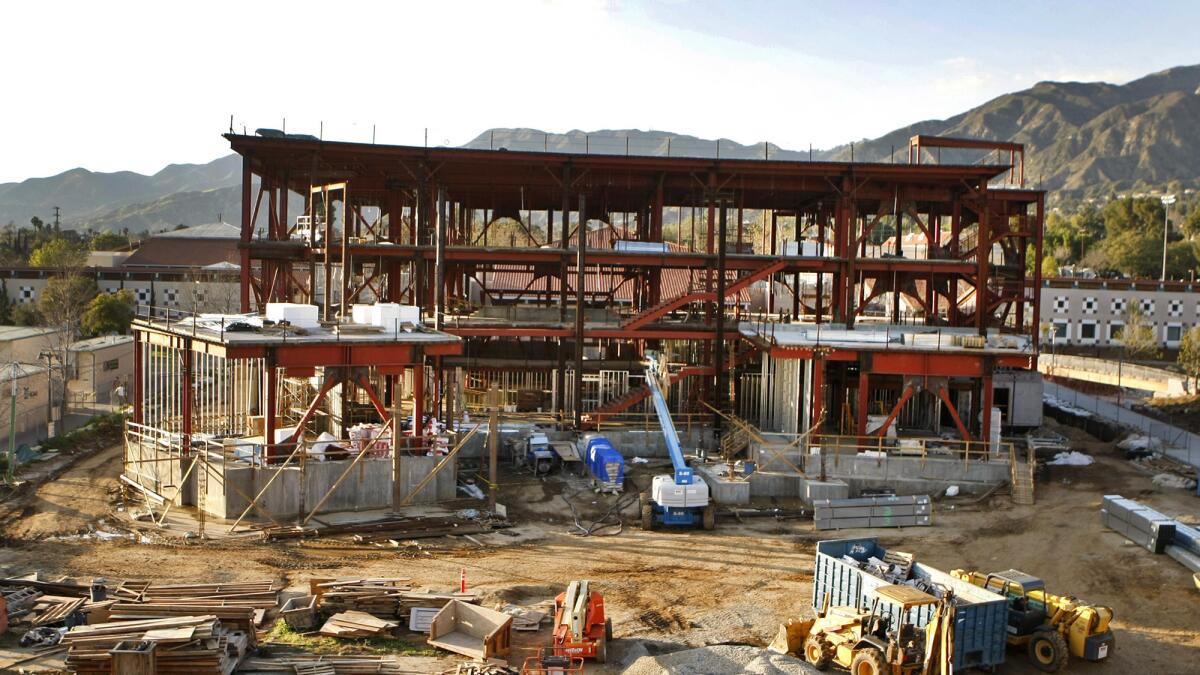 Funds from local bond measures paid for the construction of a new media arts center at Mission College, one of nine Los Angeles Community College District campuses. The building opened in September 2017.