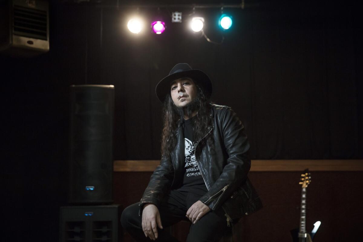 Daron Malakian this month at a rehearsal studio in North Hollywood.