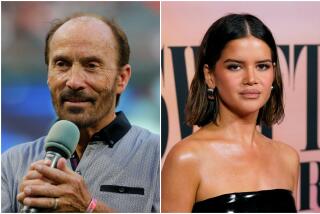 Split: left, Lee Greenwood wears a gray polo as he sings into mic; right, Maren Morris wears a black as she poses for photos