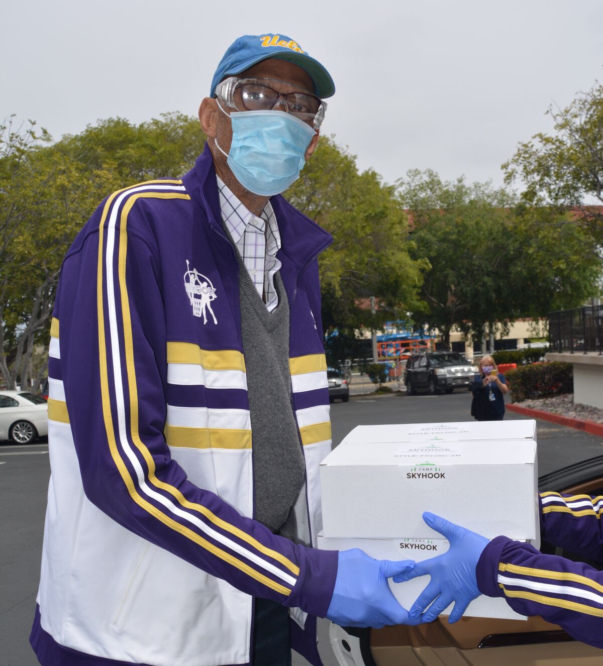 Kareem Abdul-Jabbar donated goggles to Scripps health care workers fighting COVID-19.