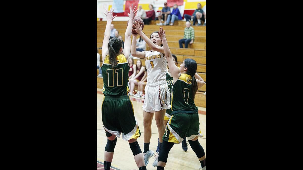 La Cañada High senior Emmie Lew was named Rio Hondo League Most Valuable Player after leading the Spartans to their fifth consecutive league title.