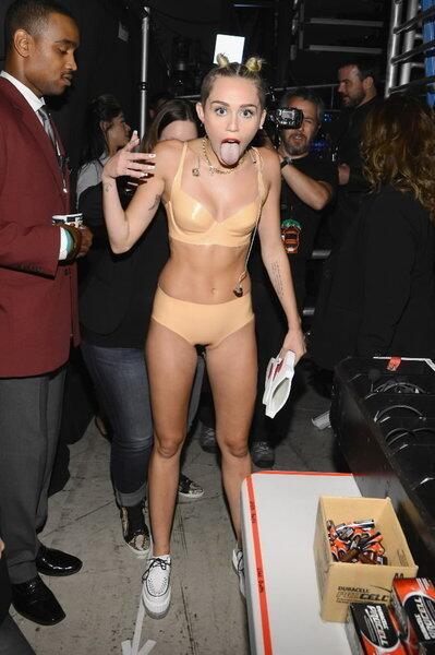 Miley Cyrus attends the 2013 MTV Video Music Awards at the Barclays Center on August 25, 2013 in Brooklyn.
