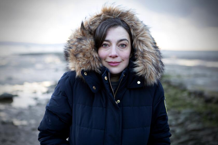 THURSTATON BEACH, ENGLAND - JANUARY 22: Writer Tabitha Lasley is photographed for the Observer on January 22, 2021 on Thurstaton beach, England. (Photo by Richard Saker/Contour by Getty Images)