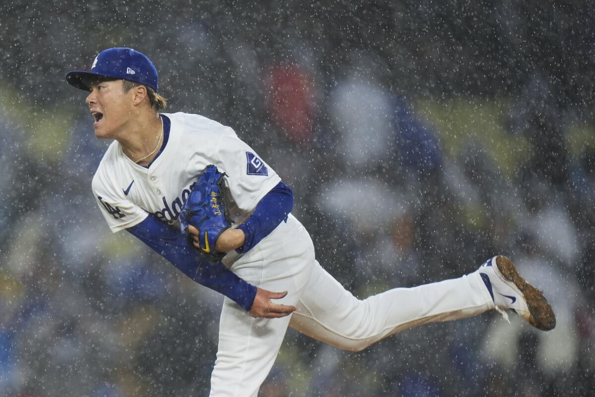Forget the loss. Dodgers starter Yoshinobu Yamamoto proves he can pitch in MLB