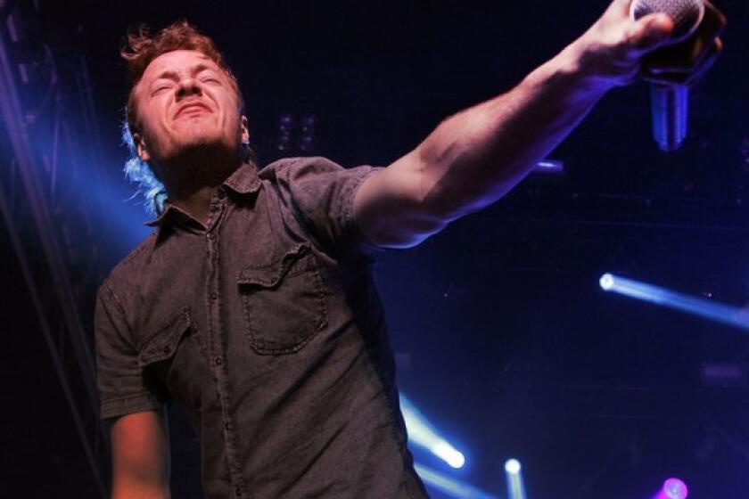 Dan Reynolds and his band, Imagine Dragons, will play the Forum on Feb. 14.