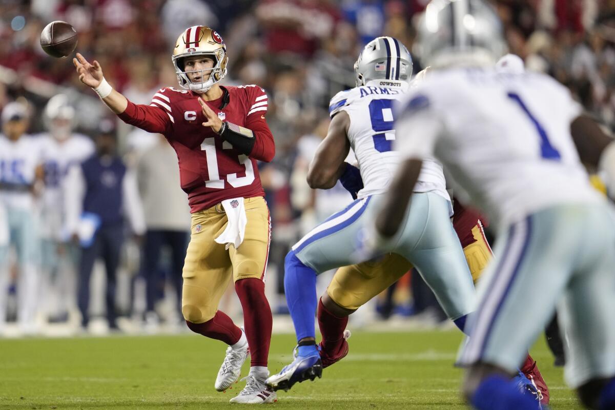 The Cardinals' win over the Cowboys served as a wake-up call for the 49ers, Associated Press