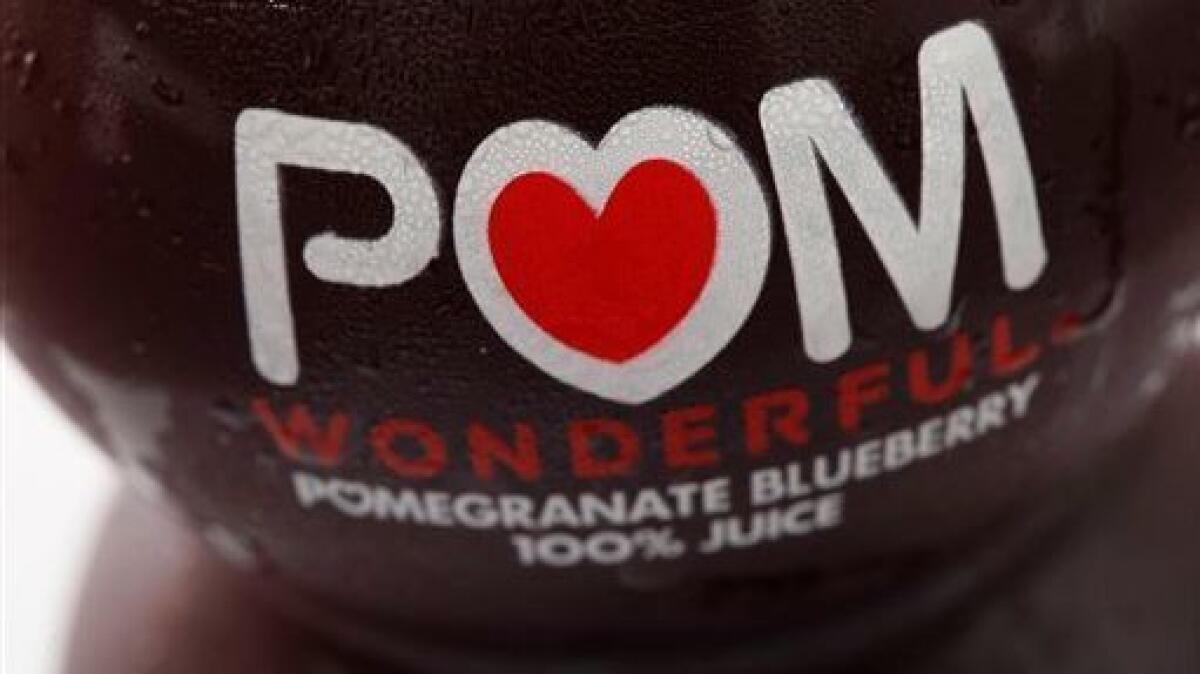 Pom Wonderful has dominated the pomegranate market since introducing a juice in 2002 and touting the health benefits of the antioxidants in the fruit.