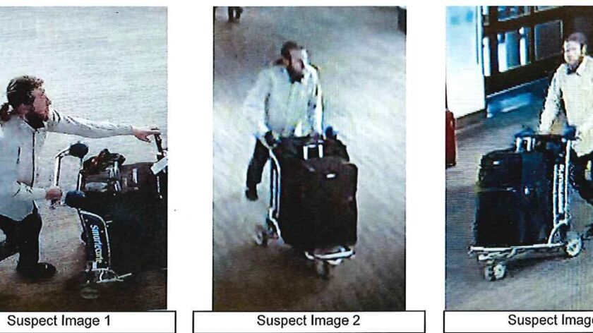 Surveillance footage of the man suspected of wheeling off a $25,000 unicycle at the San Francisco International Airport.