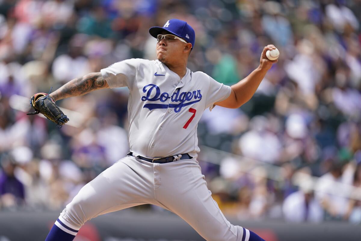Dodgers Probable Pitchers & Starting Lineup vs. Rockies, April 4