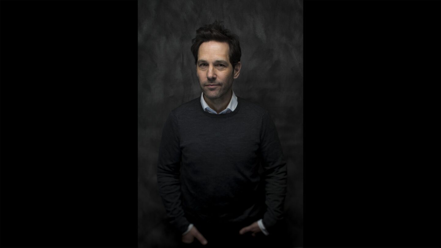 Paul Rudd stars in "The Catcher Was a Spy," photographed in the L.A. Times studio in Park City, Utah. FULL COVERAGE: Sundance Film Festival 2018 »