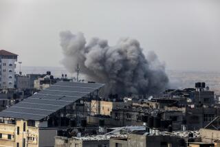 RAFAH, GAZA - DECEMBER 01: Smoke rises after Israeli attacks hit Rafah, Gaza on December 01, 2023. Israeli army intensively resumes its attacks across Gaza Strip early on Friday after humanitarian pause ends. (Photo by Abed Rahim Khatib/Anadolu via Getty Images)