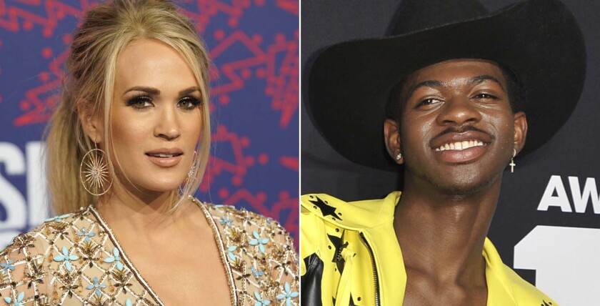 Carrie Underwood and Lil Nas X