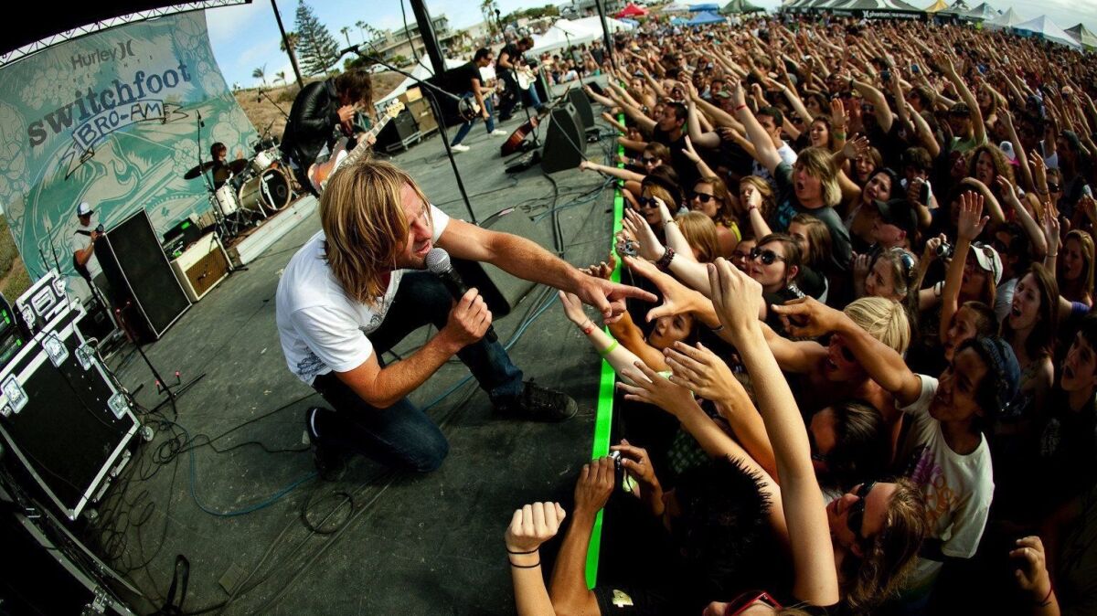 "If we can communicate joy and purpose at any concert, we'll have succeeded," says Switchfoot's Jon Foreman.