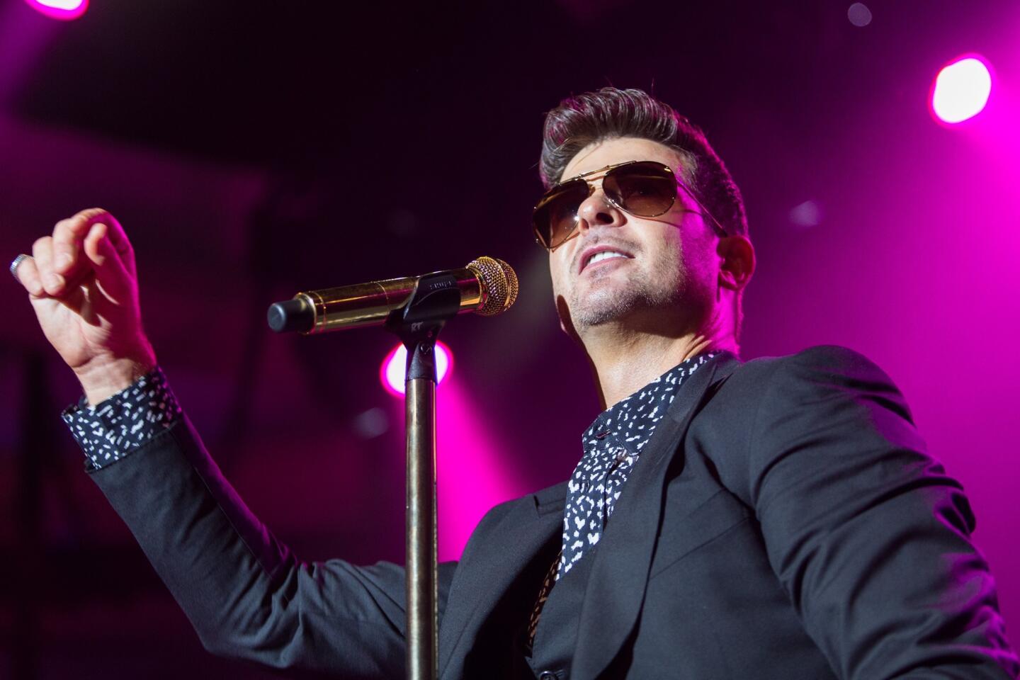 Robin Thicke sued by Marvin Gaye's family for alleged copyright infringement