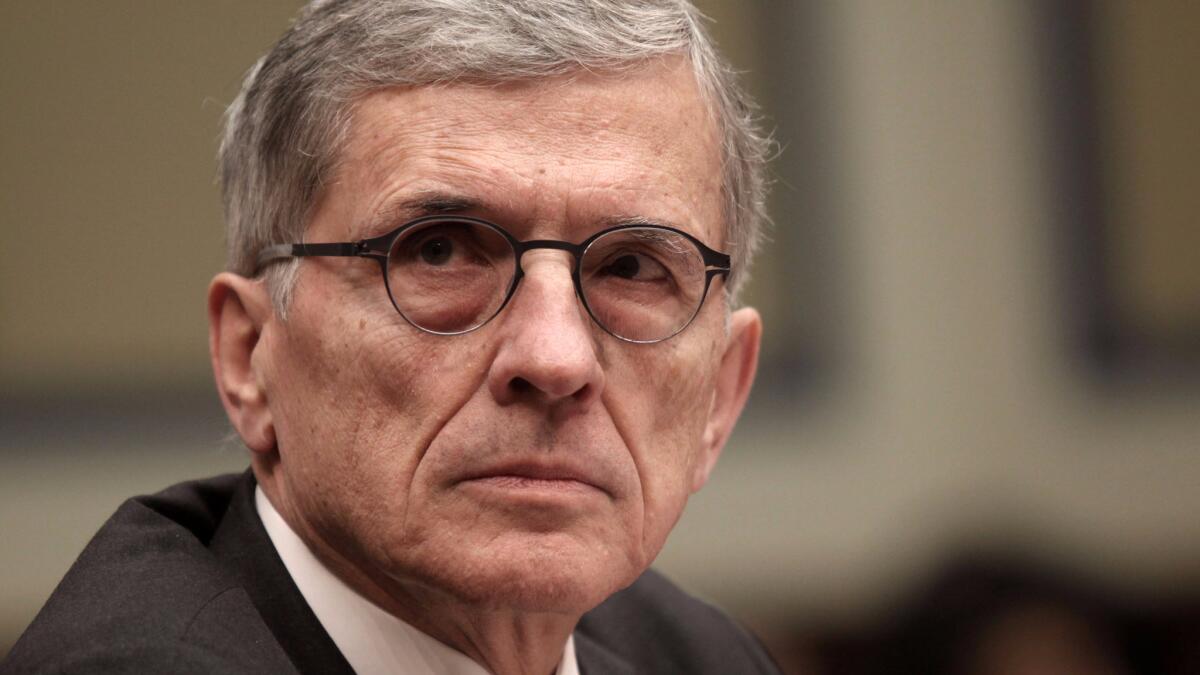 Federal Communications Commission chief Tom Wheeler implied the Internet risks becoming divided into privacy haves and have-nots.