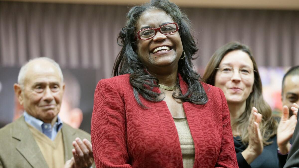 Michelle King was named the L.A. Unified superintendent on Jan. 11, 2016.