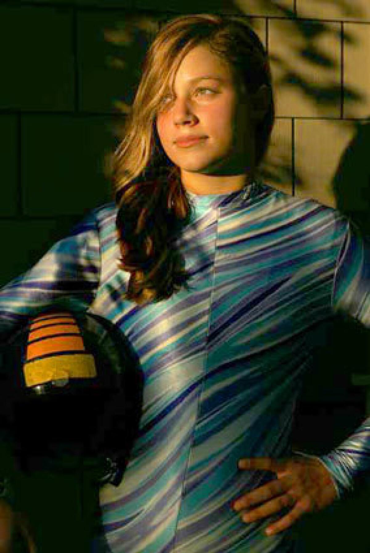 Kate Hansen, 15, is a promising luge competitor despite living in sunny Southern California.