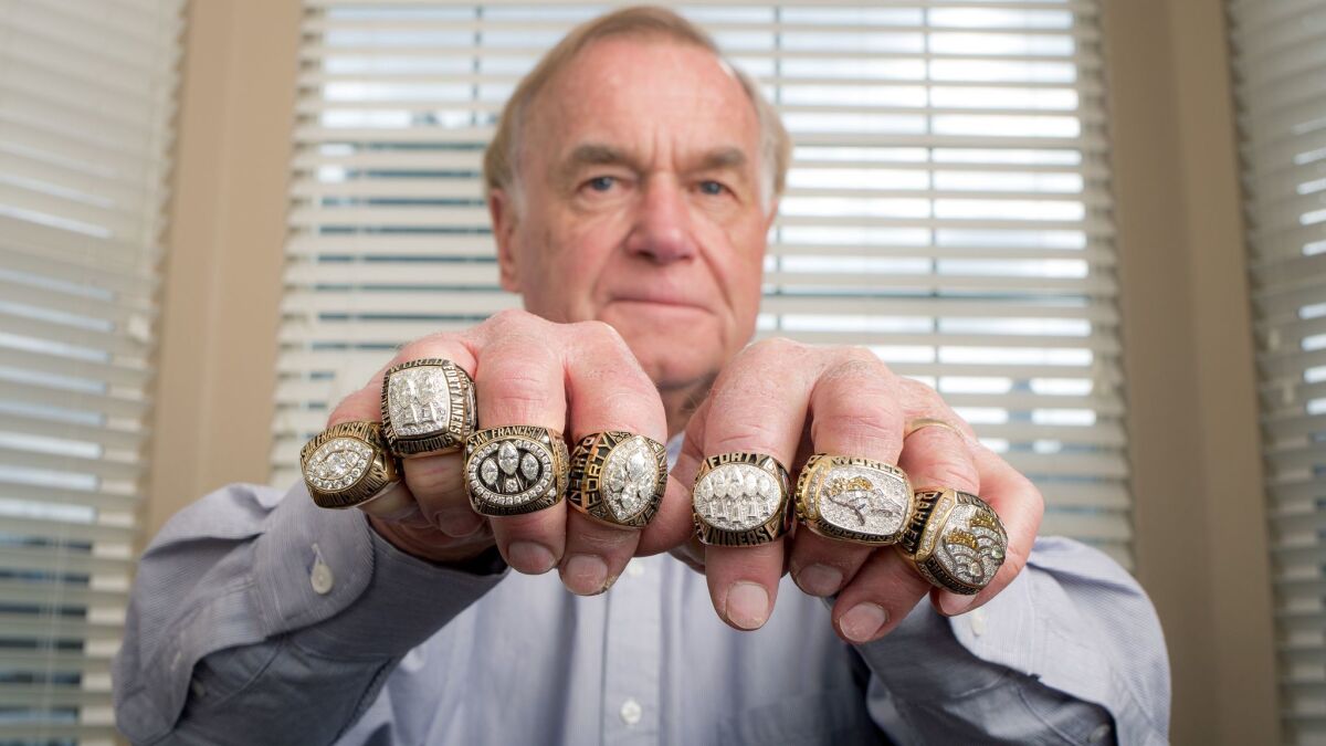 Neal Dahlen, 77, has 77 cents in his pocket — and seven Super Bowl rings -  Los Angeles Times