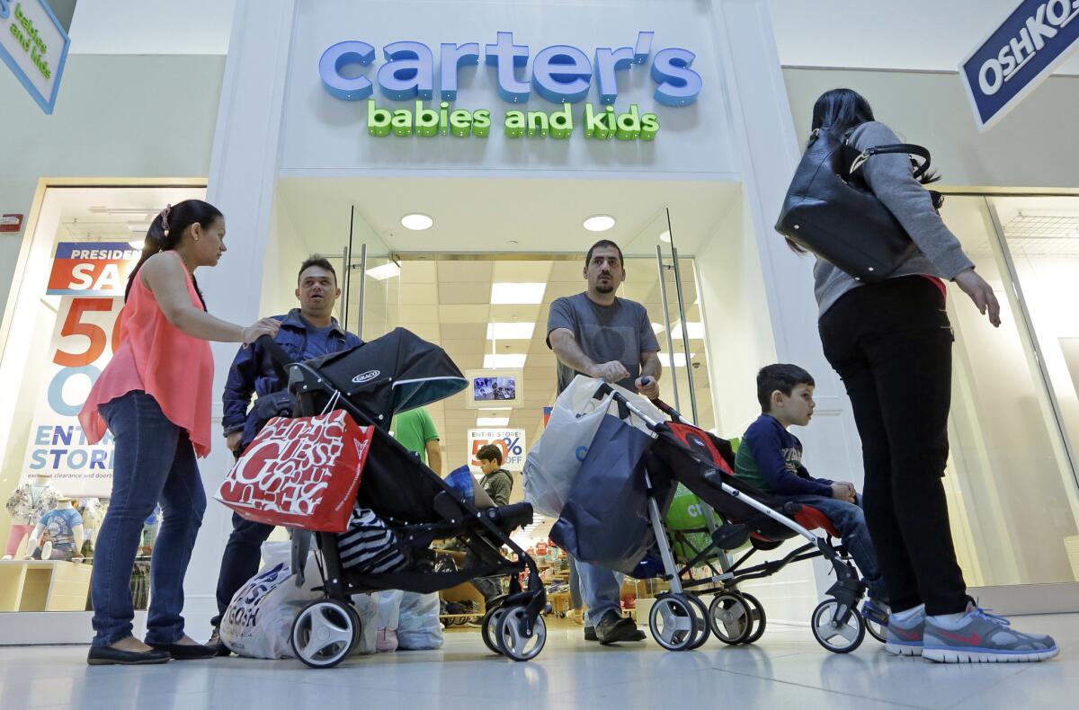 U.S. consumer spending leaped 1% in April. Above, shoppers in Miami this year.