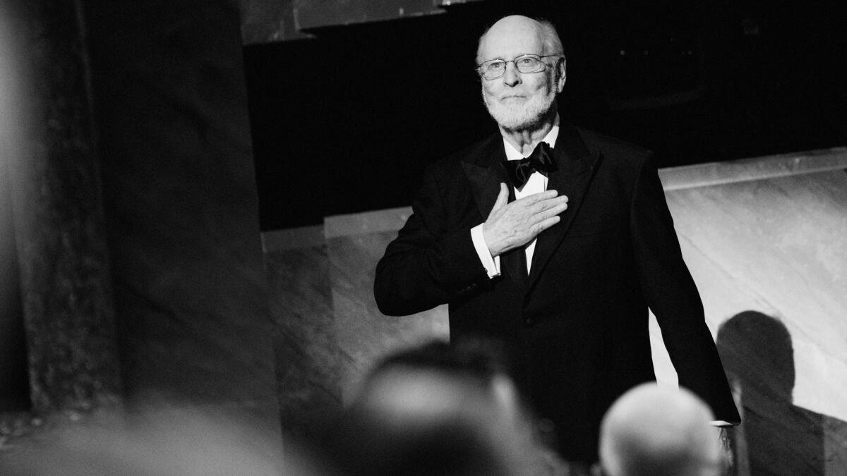 John Williams onstage during American Film Institute's Life Achievement Award gala June 9 in Hollywood.