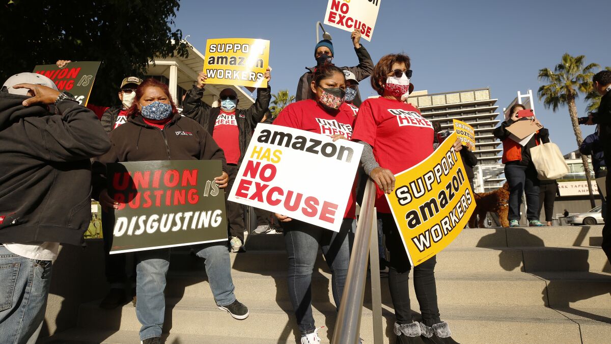 Image of post: Column: The real aim of big tech’s layoffs: bringing workers to heel
