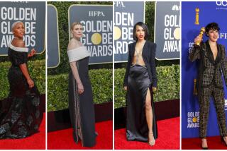Black and white tuxedo-inspired looks at the 2020 Golden Globes