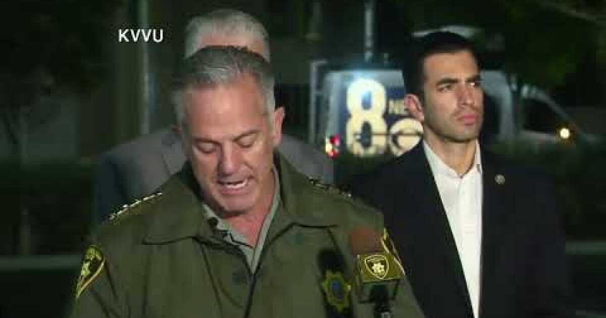 Las Vegas shooting news conference Los Angeles Times