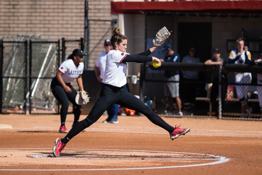 San Diego State is off to a good start this season thanks in part to pitcher Maggie Balint.