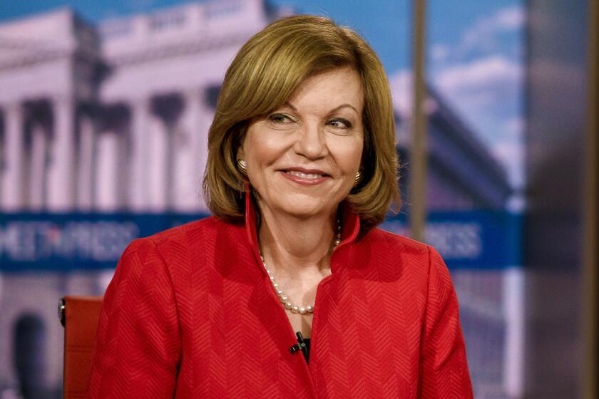 MEET THE PRESS -- Susan Page, Washington Bureau Chief, USA TODAY, appears on "Meet the Press" in Washington, D.C., Sunday, March 17, 2019. (Photo by: William B. Plowman/NBC/NBC Newswire/NBCUniversal via Getty Images)