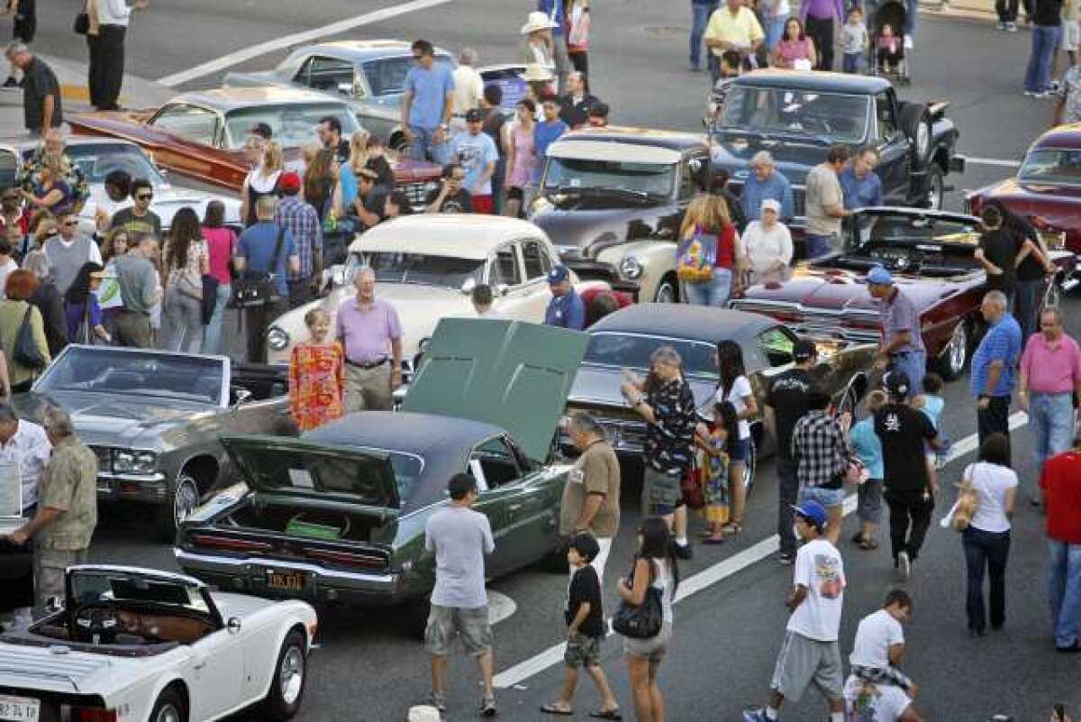 Last year's Cruise Night in Glendale. The City Council, without the support of a redevelopment agency, voted to scale back the event this summer.